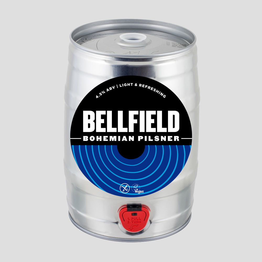 A 5 litre mini keg of light and refreshing Bohemian Pilsner.