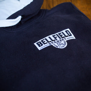 Bellfield branded hoodie.